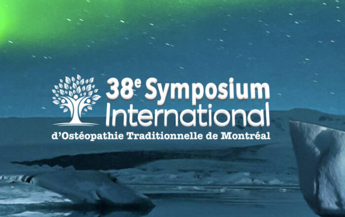 Logo du 38e symposium d'ostéopathie de Montréal